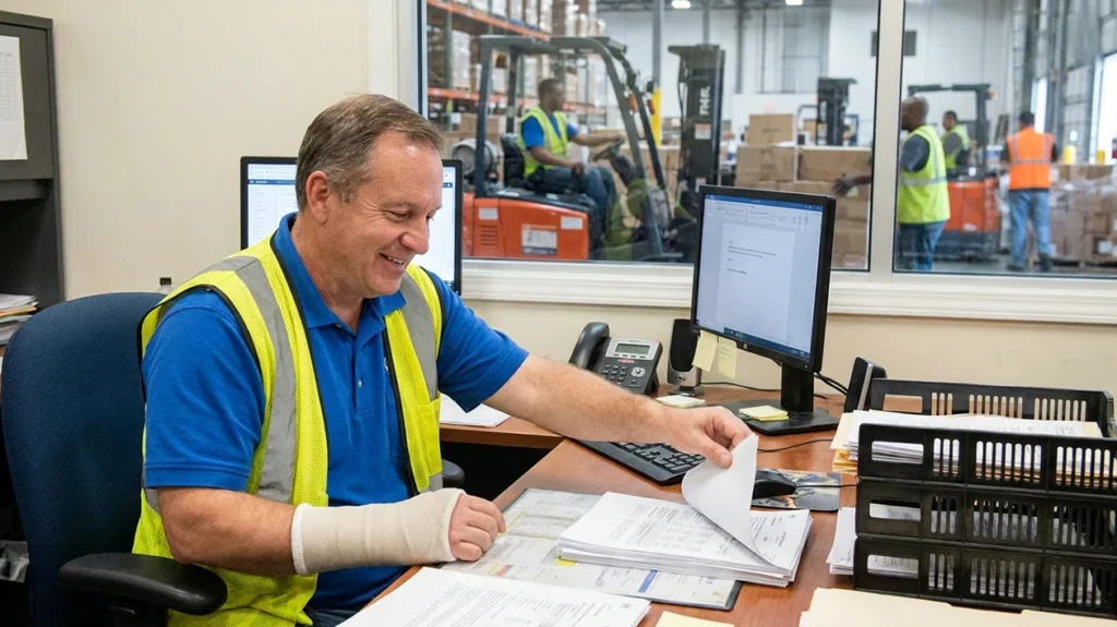 Employee on light duties